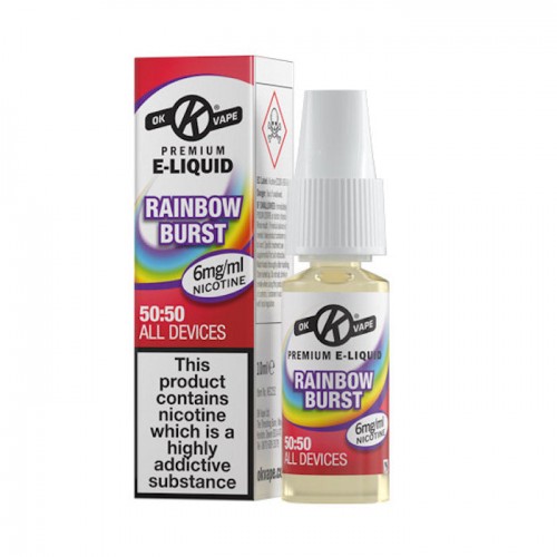 OK Vape 50:50 E-Liquid Rainbow Burst