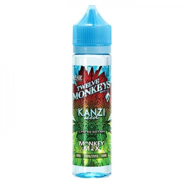 Twelve Monkeys - Ice Age Series - Kanzi Iced 50ml Short Fill E-Liquid