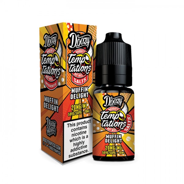 Doozy Vape Temptations Muffin Delight 10ml Ni...