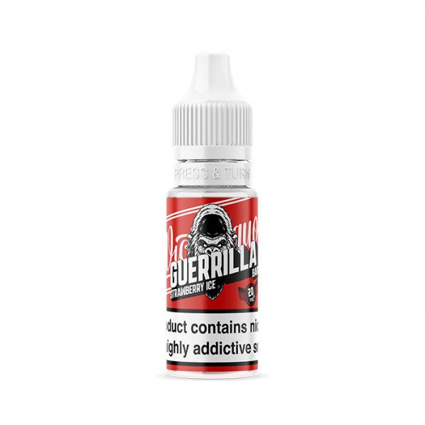 Wick Liquor Guerrilla Bar Strawberry Ice 10ml Nic Salt E-Liquid