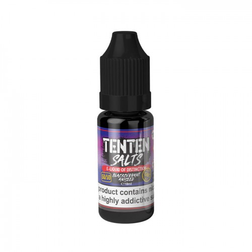 TENTEN Blackcurrant Aniseed 10ml Nic Salt E-L...