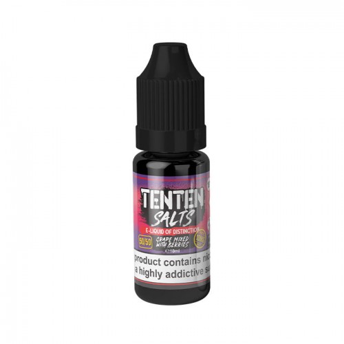 TENTEN Grape mixed with Berries 10ml Nic Salt...