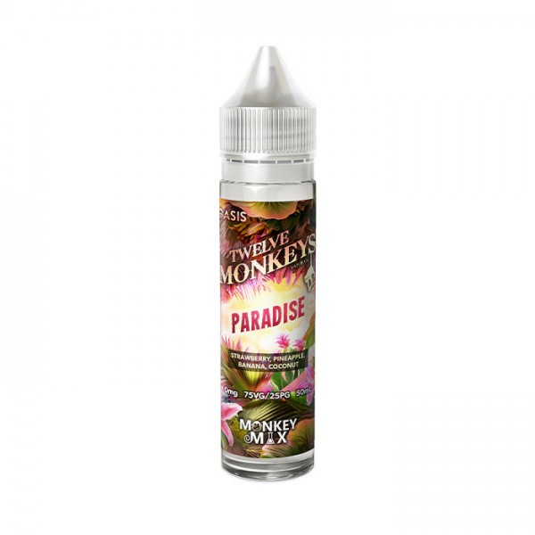 Twelve Monkeys Oasis Paradise 50ml Shortfill E-Liquid