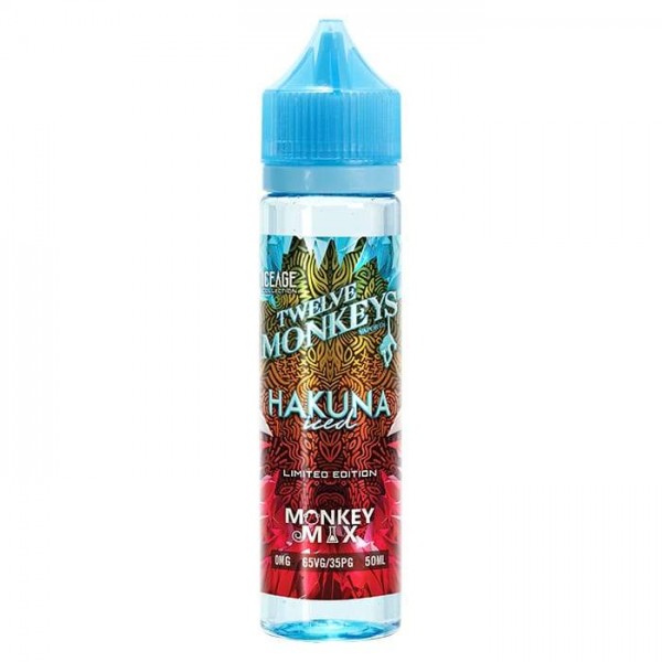 Twelve Monkeys - Ice Age Series - Hakuna Iced 50ml Short Fill E-Liquid