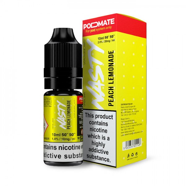 Nasty Juice PodMate Peach Lemonade 10ml Nicot...