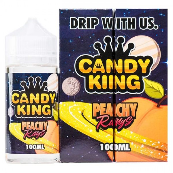 Candy King - Peachy Rings 100ml Short Fill E-Liquid