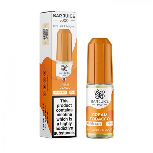 Bar Juice Cream Tobacco 10ml Nicotine Salt E-...