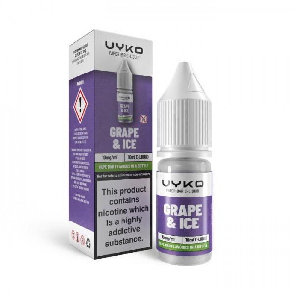 VYKO Bar Grape & Ice 10ml Nicotine Salt E-Liquid