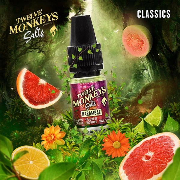 Twelve Monkeys Salts Harambae 10ml E-Liquid