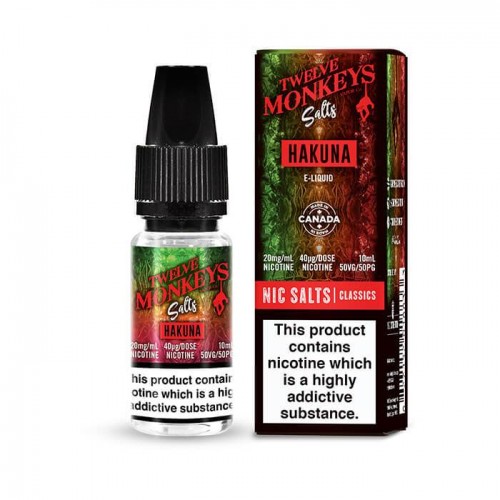 Twelve Monkeys Salts Hakuna 10ml E-Liquid