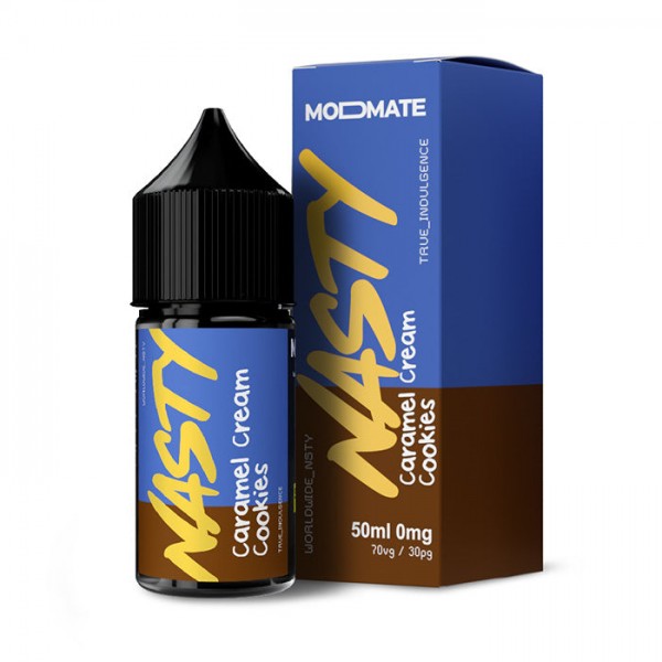 Nasty Juice ModMate Caramel Cream Cookies 50ml Shortfill E-Liquid