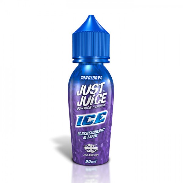 Just Juice Ice Range Blackcurrant & Lime 50ml Shortfill E-Liquid