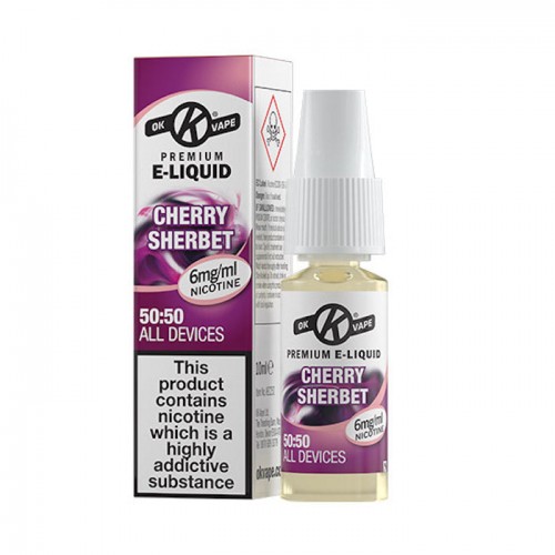 OK Vape 50:50 E-Liquid Cherry Sherbert