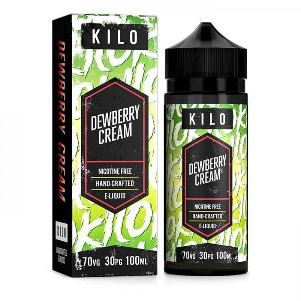 Kilo E-Liquids - Dewberry Cream 100ml Short Fill E-Liquid