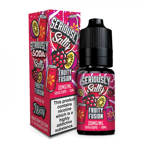 Seriously Salty Soda Fruity Fusion 10ml Nicotine Salt E-Liquid