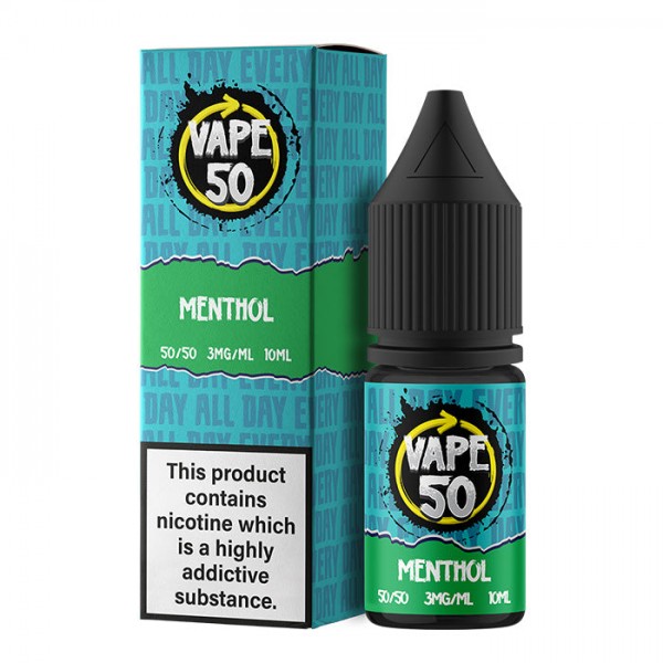 Vape 50 Menthol 10ml E-Liquid