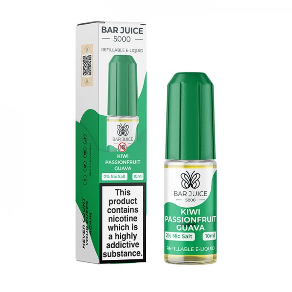 Bar Juice Kiwi Passionfruit Guava Nicotine Salt E-Liquid