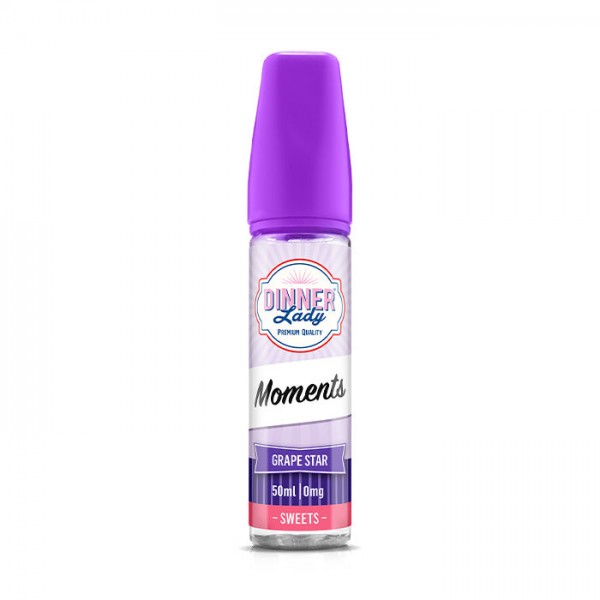 Dinner Lady Moments Grape Star 50ml Shortfill E-Liquid