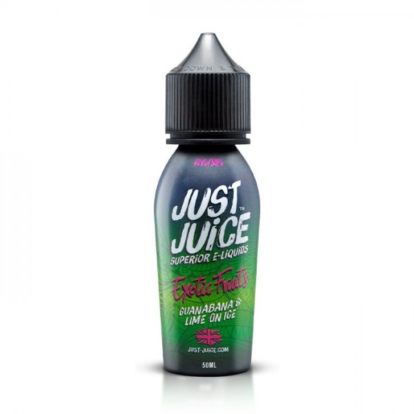 Just Juice Exotic Fruits Guanabana & Lime On Ice 50ml Shortfill E-Liquid