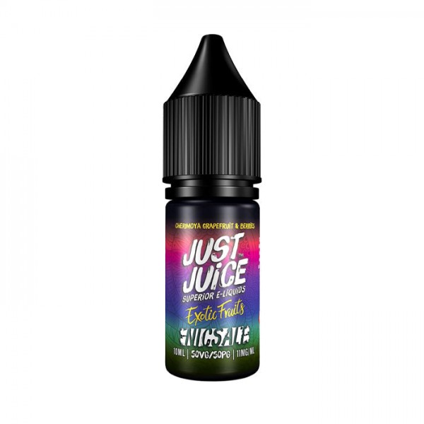 Just Juice Exotic Fruits Cherimoya Grapefruit & Berries 10ml Nicotine Salt E-Liquid