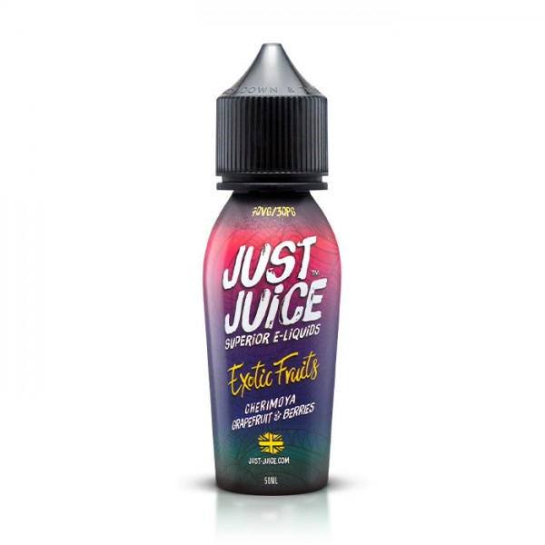 Just Juice Exotic Fruits Cherimoya Grapefruit & Berries 50ml Shortfill E-Liquid