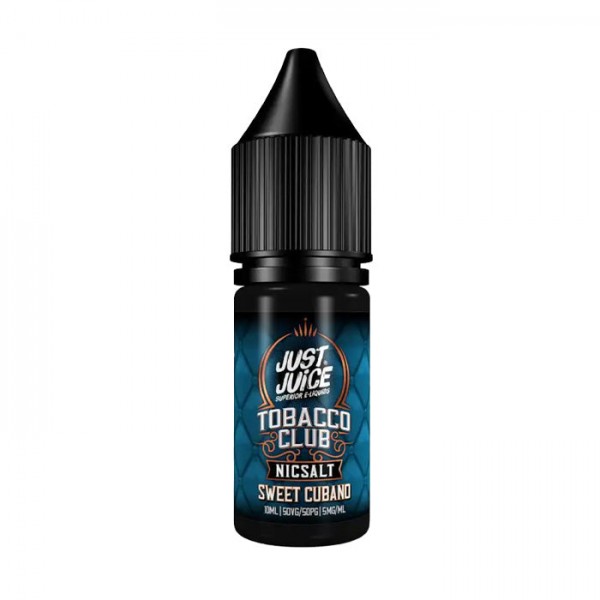 Just Juice Tobacco Club Sweet Cubano 10ml Nicotine Salt E-Liquid