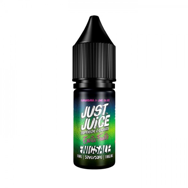 Just Juice Exotic Fruits Guanabana & Lime On Ice 10ml Nicotine Salt E-Liquid