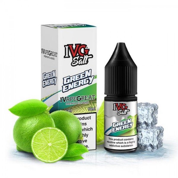 IVG Crushed Range Nic Salts Green Energy