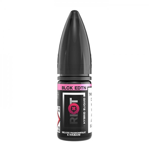 Riot Squad Black Edition Deluxe Passionfruit & Rhubarb 10ml Nicotine Salt E-Liquid