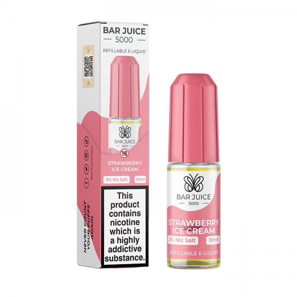 Bar Juice Strawberry Ice Cream Nicotine Salt E-Liquid