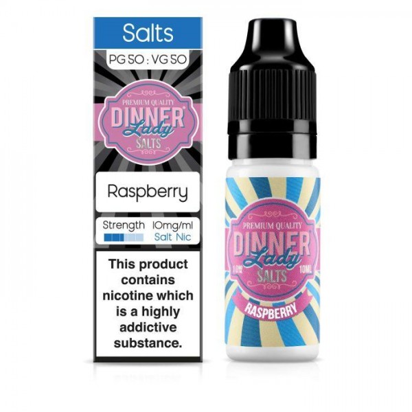 Dinner Lady - Raspberry 10ml Salt Nic E-Liquid