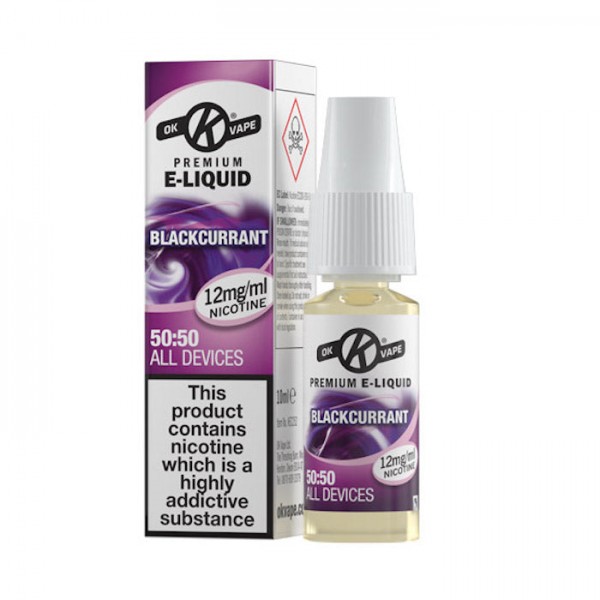 OK Vape 50:50 E-Liquid Blackcurrant