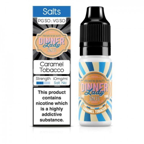 Dinner Lady - Caramel Tobacco 10ml Salt Nic E...