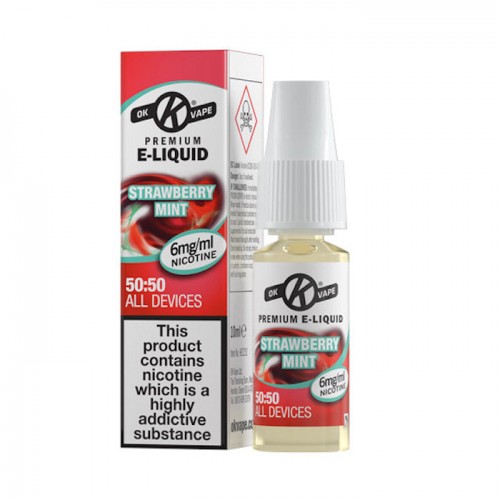 OK Vape 50:50 E-Liquid Strawberry Mint