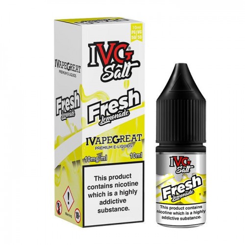 IVG Fresh Lemonade 10ml Nicotine Salt E-Liqui...