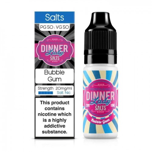 Dinner Lady - Bubblegum 10ml Salt Nic E-Liqui...