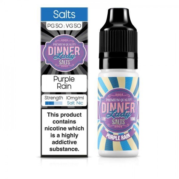 Dinner Lady - Purple Rain 10ml Salt Nic E-Liquid