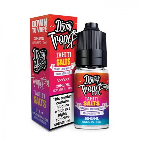 Doozy Tropix Salts - Tahiti 10ml Salt Nic E-L...