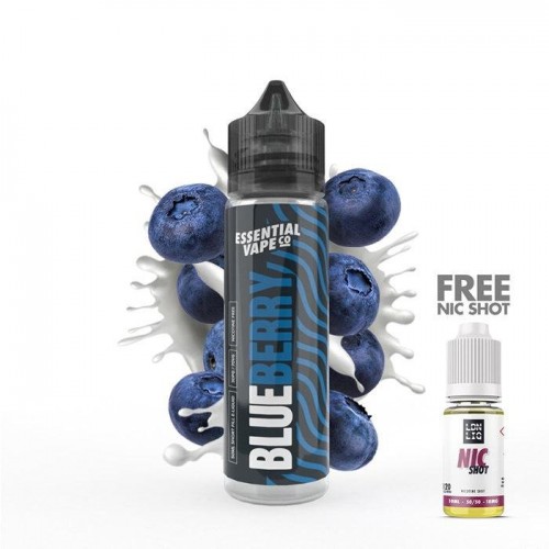 Essential Vape Co Blueberry 50ml Short Fill E...