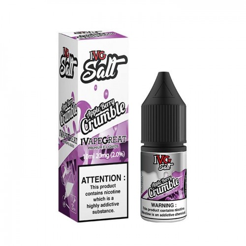 IVG Nic Salt Apple Berry Crumble 10ml E-Liqui...