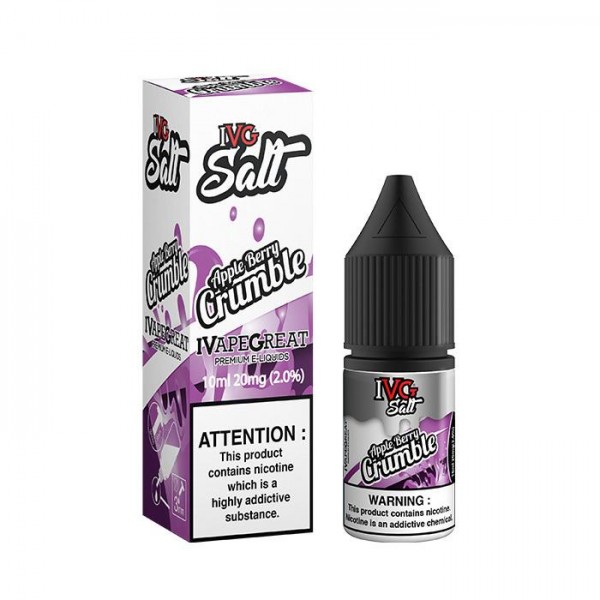 IVG Nic Salt Apple Berry Crumble 10ml E-Liquid