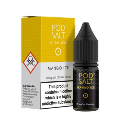 Pod Salt Mango Ice 10ml Nicotine Salt E-Liqui...