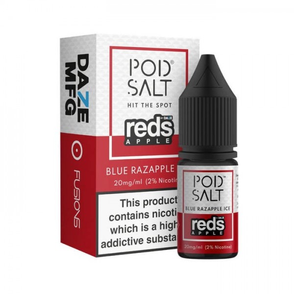 Pod Salts & Daze Blue Razapple Ice Nic Salt E-Liquid