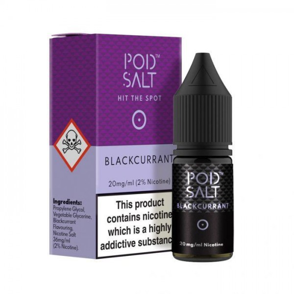 Pod Salt Blackcurrant 10ml Nicotine Salt E-Li...