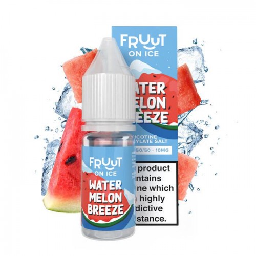 Fruut Salt On Ice Watermelon Breeze - 10ml Ni...