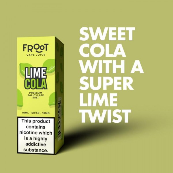 Fruut Salt Lime Cola - 10ml Nicotine Salt E-Liquid