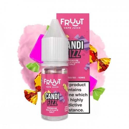 Fruut Salt Candi Fizz - 10ml Nicotine Salt E-...