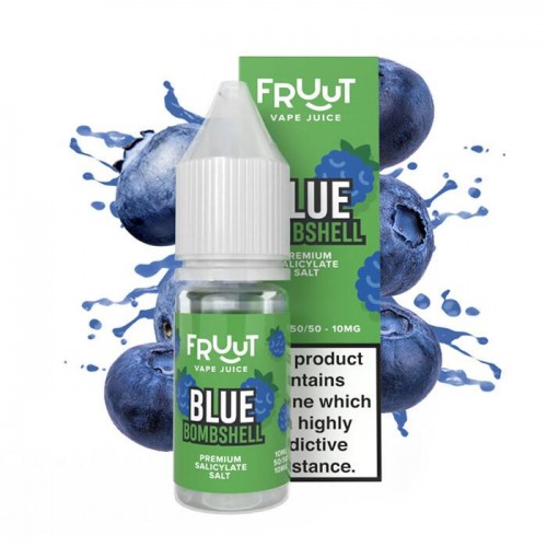 Fruut Salt Blue Bomshell - 10ml Nicotine Salt...