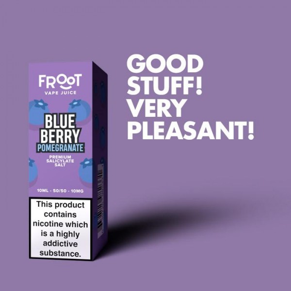 Fruut Salt Blueberry Pomegranate - 10ml Nicotine Salt E-Liquid