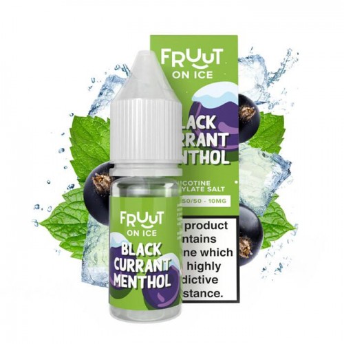 Fruut Salt On Ice Blackcurrant Menthol - 10ml...